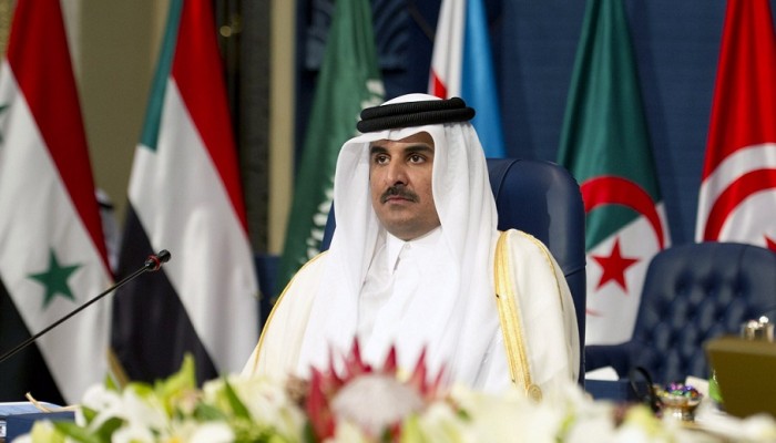 أمير قطر يستقبل الرئيس التنفيذي لشركة «توتال»