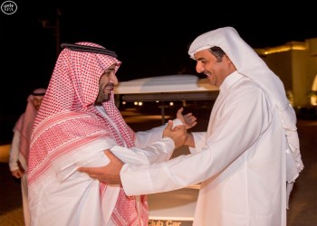 أمير قطر يستقبل ولي ولي العهد السعودي ويبحثان تطورات الأوضاع في المنطقة