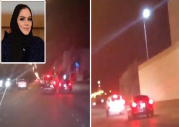 إعلامية سعودية توثق تهاوش سيارات هدد بحادث خطير في الرياض