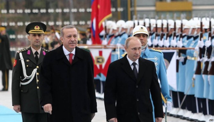 رسالة من «أردوغان» لـ«بوتين» يعرب فيها عن أمله في تحسن العلاقات