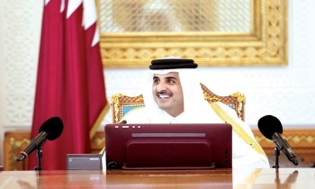 أمير قطر يلتقي «الجعفري» ويؤكد حرصه على وحدة العراق