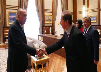 أردوغان يستقبل أكاديميا أمريكيا من أصول مصرية