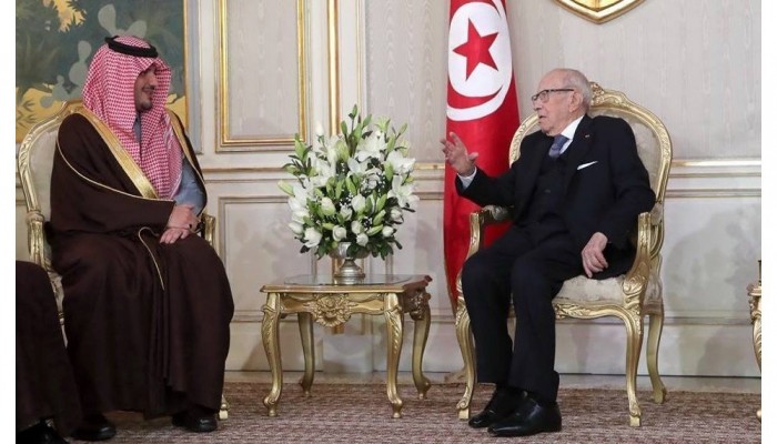 الرئيس التونسي يستقبل وزير الداخلية السعودي