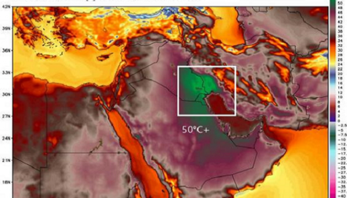 الكويت تسجل ثالث أعلى درجة حرارة في التاريخ الخليج الجديد