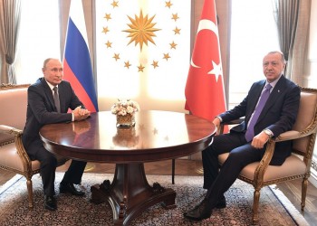 أردوغان يناقش مع بوتين العملية العسكرية التركية بسوريا