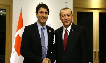 أردوغان وترودو يبحثان العلاقات الثنائية والقضايا الإقليمية
