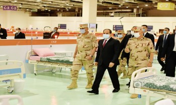 الجيش المصري يجهز مستشفى ميدانيا يضم 4 آلاف سرير