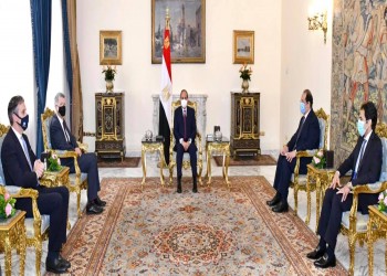 السيسي يستقبل رئيس الاستخبارات البريطانية بالقاهرة