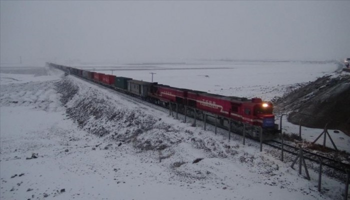 أول قطار تصدير تركي يصل إلى الصين مباشرة