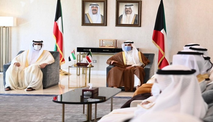 مرزوق الغانم يستقبل مسؤولا إماراتيا رفيعا خلال زيارته للكويت