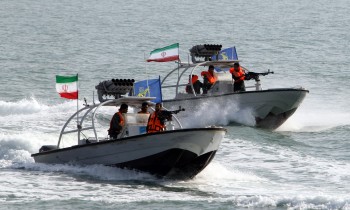 عرض بحري كبير للحرس الثوري الإيراني في الخليج