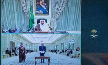 29 سفيرا جديدا يقدمون أوراق اعتمادهم للعاهل السعودي