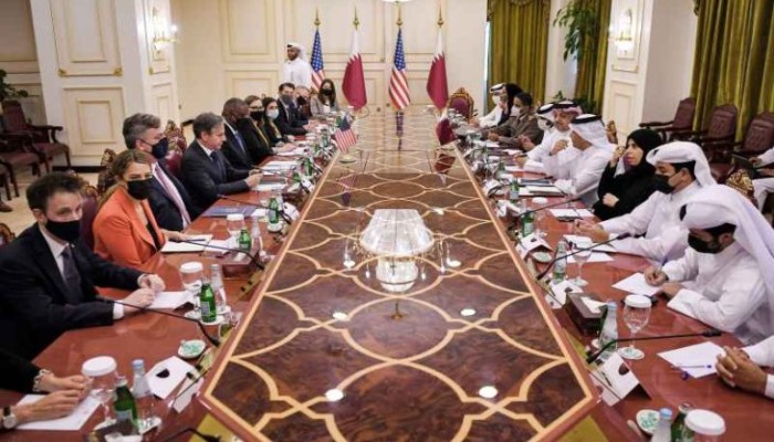 لقاء قطري أمريكي لإجراء الحوار الاستراتيجي الرابع بين البلدين