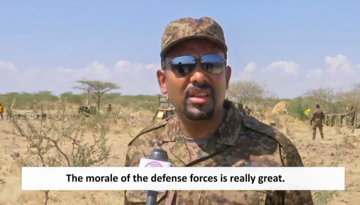 رئيس الوزراء الإثيوبي آبي أحمد يتعهد بتدمير جبهة تحرير تيجراي