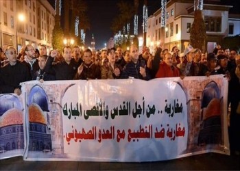 المغرب.. مظاهرات ضد التطبيع في ذكراه السنوية الأولى والأمن يتدخل ضدها