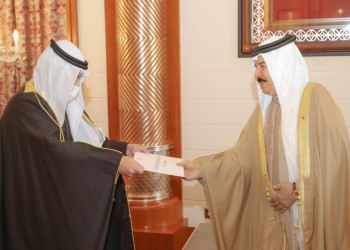 رسالة من أمير الكويت لملك البحرين حول التطورات الإقليمية