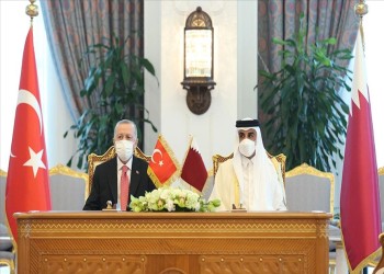 أمير قطر والرئيس التركي يبحثان تعزيز العلاقات الاستراتيجية بين البلدين