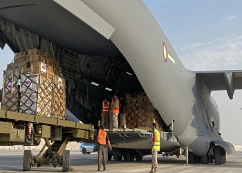 وصول شحنة مساعدات غذائية جديدة من قطر إلى الجيش اللبناني