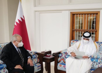أمير قطر يتسلم رسالة خطية من رئيس الجزائر