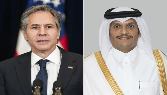وزير الخارجية القطري يبحث مع نظيره الأمريكي هاتفيا التطورات الإقليمية