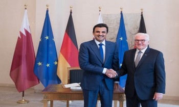 أمير قطر ورئيس ألمانيا يبحثان التطورات الإقليمية والدولية