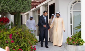 أول زيارة لدولة عربية منذ الثورة السورية.. بن راشد وبن زايد يستقبلان الأسد في الإمارات