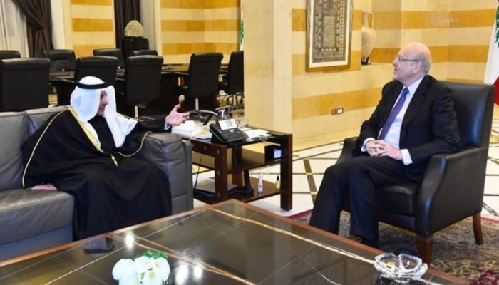 وزير الخارجية الكويتي يبحث مع ميقاتي إعادة العلاقات مع الخليج