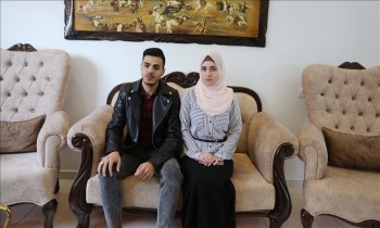 بسبب الحرب.. أوكرانية تهرب من بلادها إلى غزة مع زوجها الفلسطيني