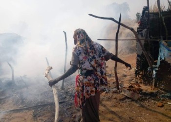السودان.. مصرع طفل وإصابة امرأة في حريق بمخيم إيواء بدارفور