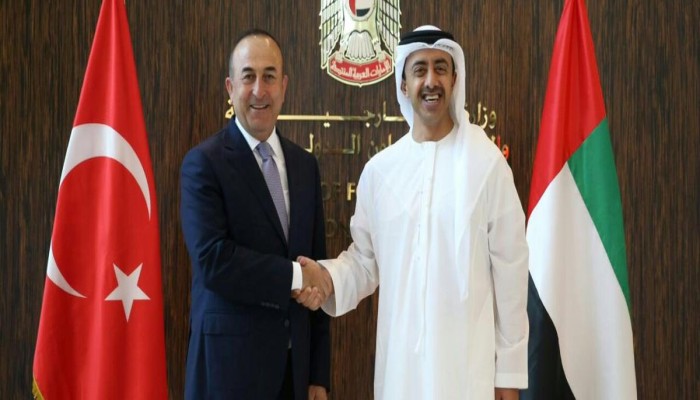 للمرة الثانية في 3 شهور.. وزير خارجية تركيا يزور الإمارات