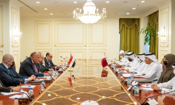 اتفاق مصري قطري على تشكيل لجنة للتشاور وتعزيز التعاون