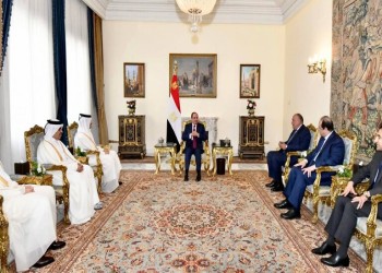 الرئيس المصري ووزير الخارجية القطري يبحثان تعزيز التعاون الثنائي