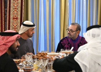 المغرب.. الملك محمد السادس يقيم مأدبة إفطار على شرف بن زايد
