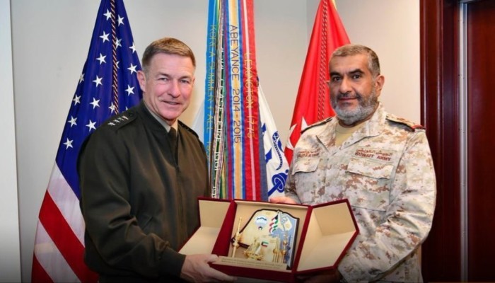 اتفاق كويتي أمريكي على تطوير التعاون في المجالات العسكرية