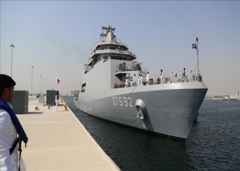 من تركيا.. أكبر سفينة تدريب عسكرية تصل قطر