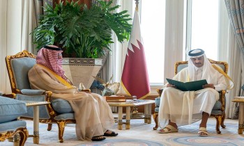 أمير قطر يتسلم "رسالة خطية" من العاهل السعودي