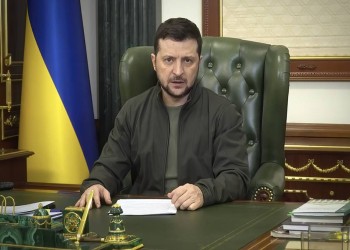 زيلينسكي يعلن قطع علاقات أوكرانيا مع سوريا