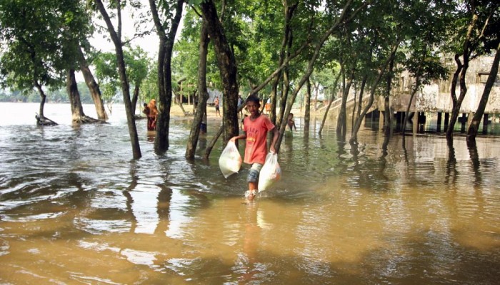 الفيضانات تشرد 3 ملايين شخص شمال شرقي بنجلاديش