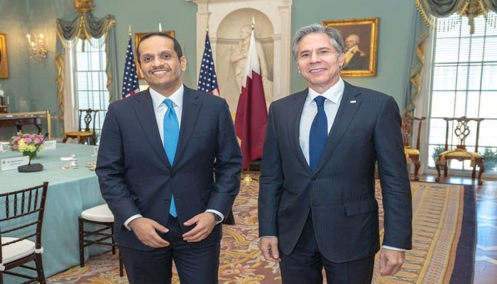 وزيرا خارجية قطر وأمريكا يبحثان مستجدات المفاوضات النووية