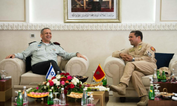 رئيس الأركان الإسرائيلي يزور قاعدة عسكرية مغربية ومواقع يهودية