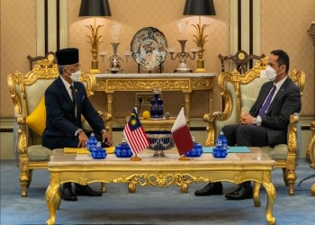 وزير خارجية قطر يبحث في ماليزيا التعاون الثنائي وقضايا فلسطين والروهينجا