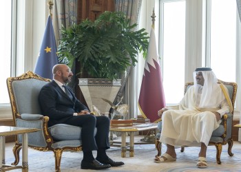 افتتاح مقر للبعثة الأوروبية في الدوحة.. وأمير قطر يجري مباحثات مع رئيس مجلس الاتحاد