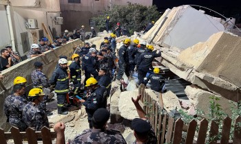 بعد انتشال آخر جثة.. 14 قتيلا حصيلة انهيار مبنى اللويبدة في عمان