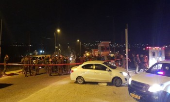 جيش الاحتلال: إطلاق نار نحو سيارة إسرائيلية جنوبي نابلس