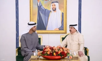 رئيس الإمارات وملك البحرين يبحثان تعزيز التعاون الثنائي