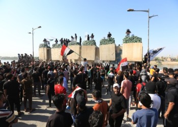العراق.. إصابة 28 ببغداد في مظاهرات لإحياء ذكرى انتفاضة أكتوبر 2019 (فيديو وصور)