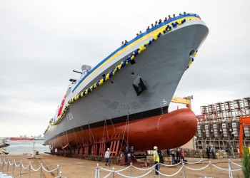 أوكرانيا تستلم أول سفينة كورفيت من صناعة تركية