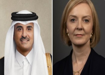 رئيسة وزراء بريطانيا تبحث في اتصال هاتفي مع أمير قطر العلاقات الثنائية