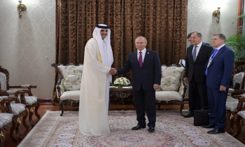 بعد الإمارات.. بوتين يلتقي أمير قطر في كازاخستان ويتباحثان حول الطاقة وأوكرانيا