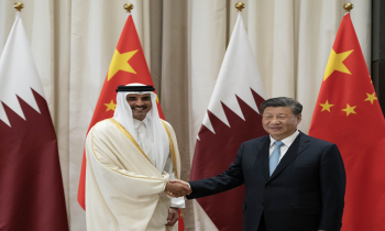 أمير قطر والرئيس الصيني يبحثان سبل تعزيز التعاون الثنائي